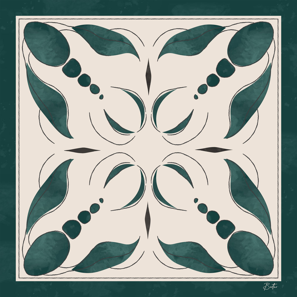 Wimbledon Silk Scarf – 90×90 cm silk twill scarf by Baltér Warsaw, limited edition of 50